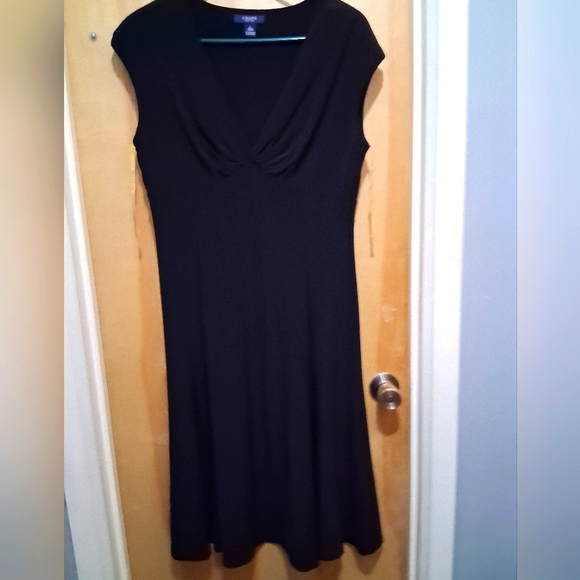 Chaps Dresses & Skirts - Chaps Black C A-line Midi Dress Size L
